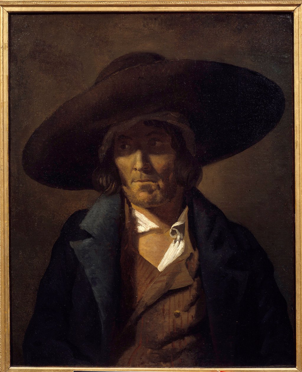 Theodore Gericaultin (1791-1824) Vendeen-maalaukseksi kutsutun miehen muotokuva 1800-luvun aurinko. 0,81x0,64 m tekijältä Theodore Gericault