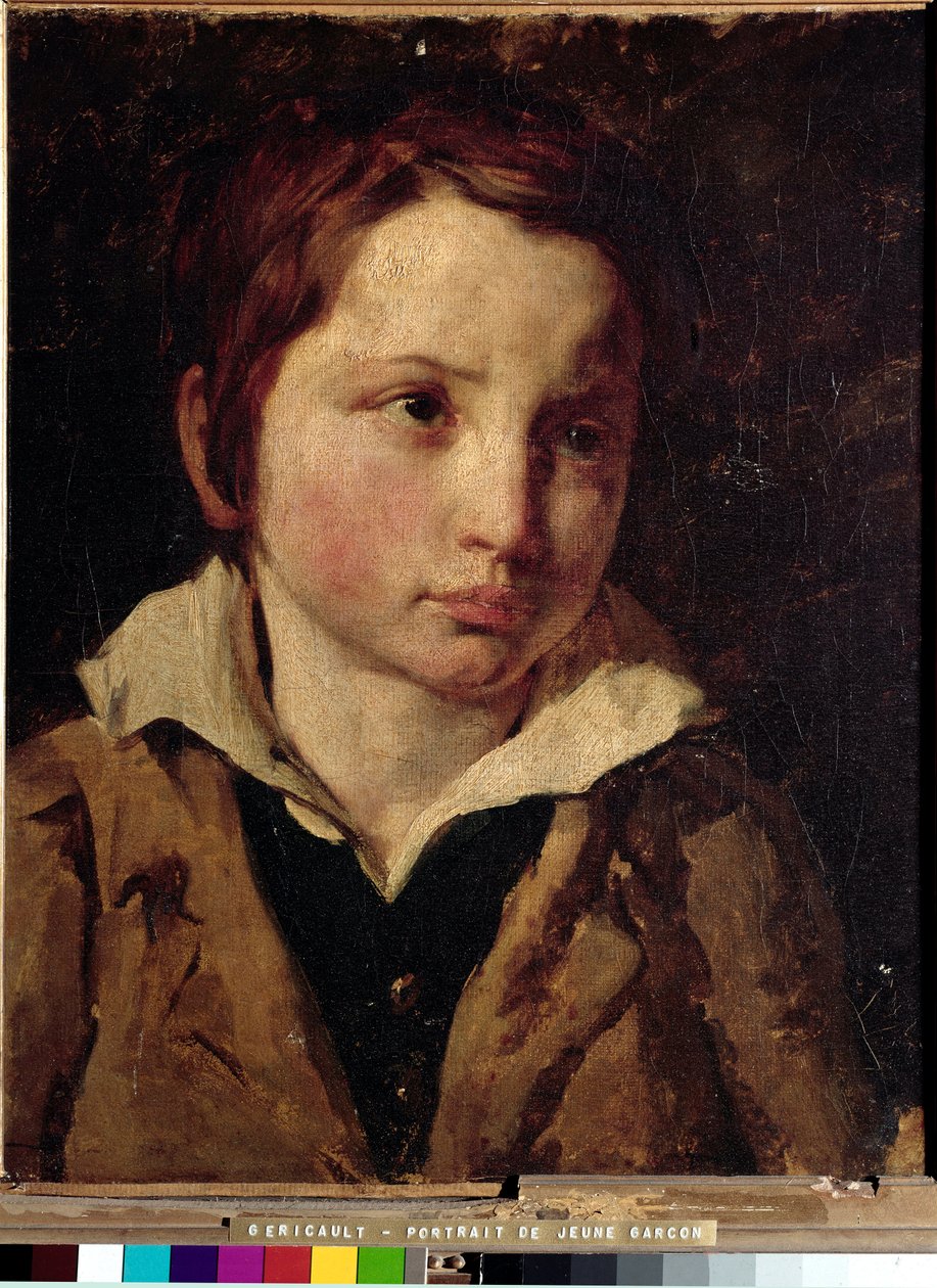Nuoren pojan muotokuva, luultavasti Olivier Bro - öljy kankaalle tekijältä Theodore Gericault