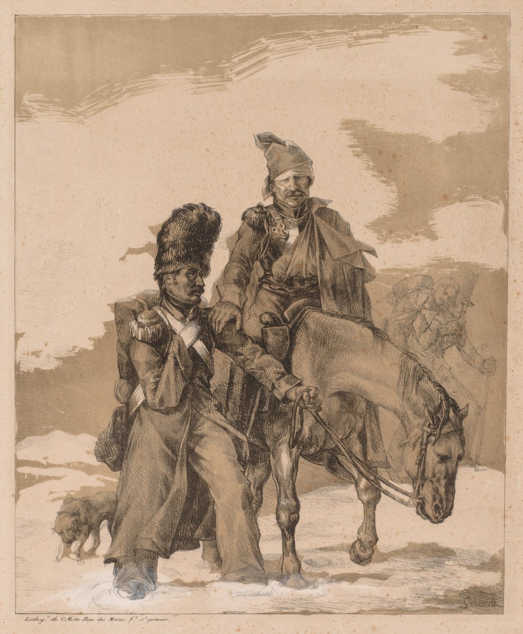 Paluu Venäjältä tekijältä Theodore Gericault