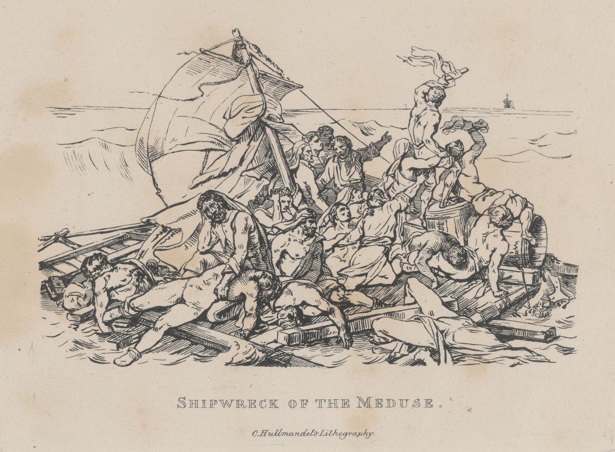 Medusan haaksirikko (La Radeau de la Méduse) tekijältä Theodore Gericault