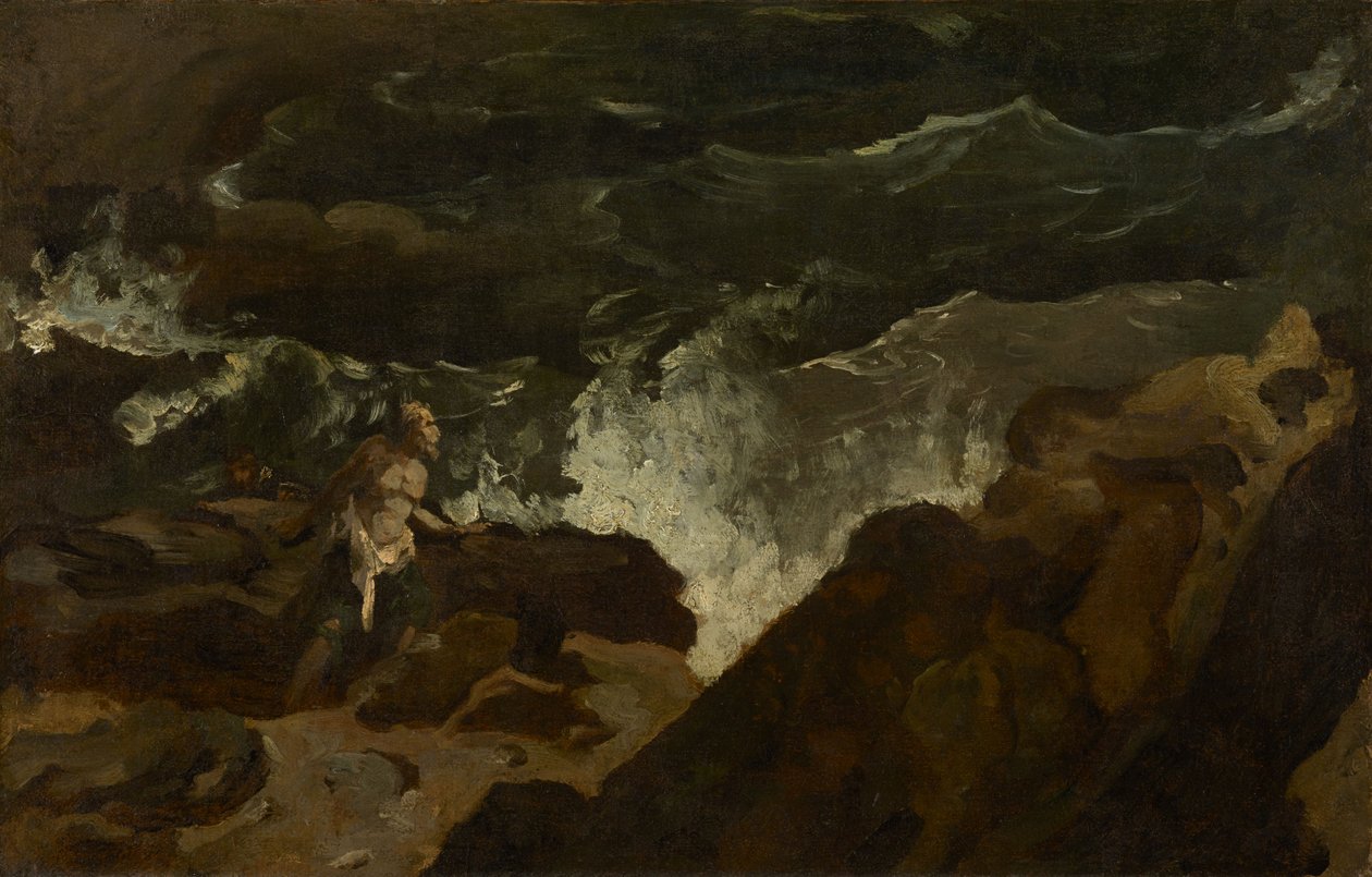 Haaksirikkoutunut rannalle (Myrsky) tekijältä Theodore Gericault