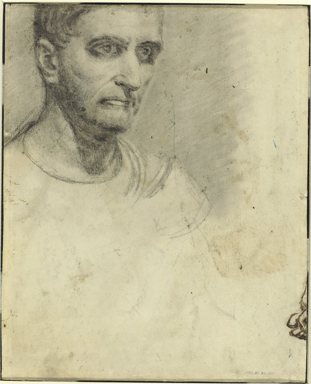 Tutkimus miehestä [verso] tekijältä Theodore Gericault