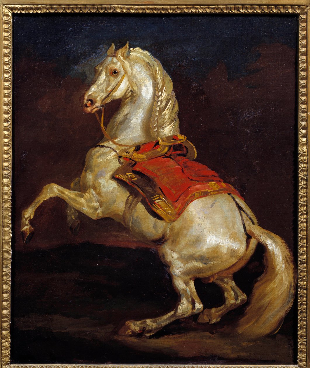Tamerlan hevonen. Theodore Gericaultin (1791-1824) maalaus tekijältä Theodore Gericault