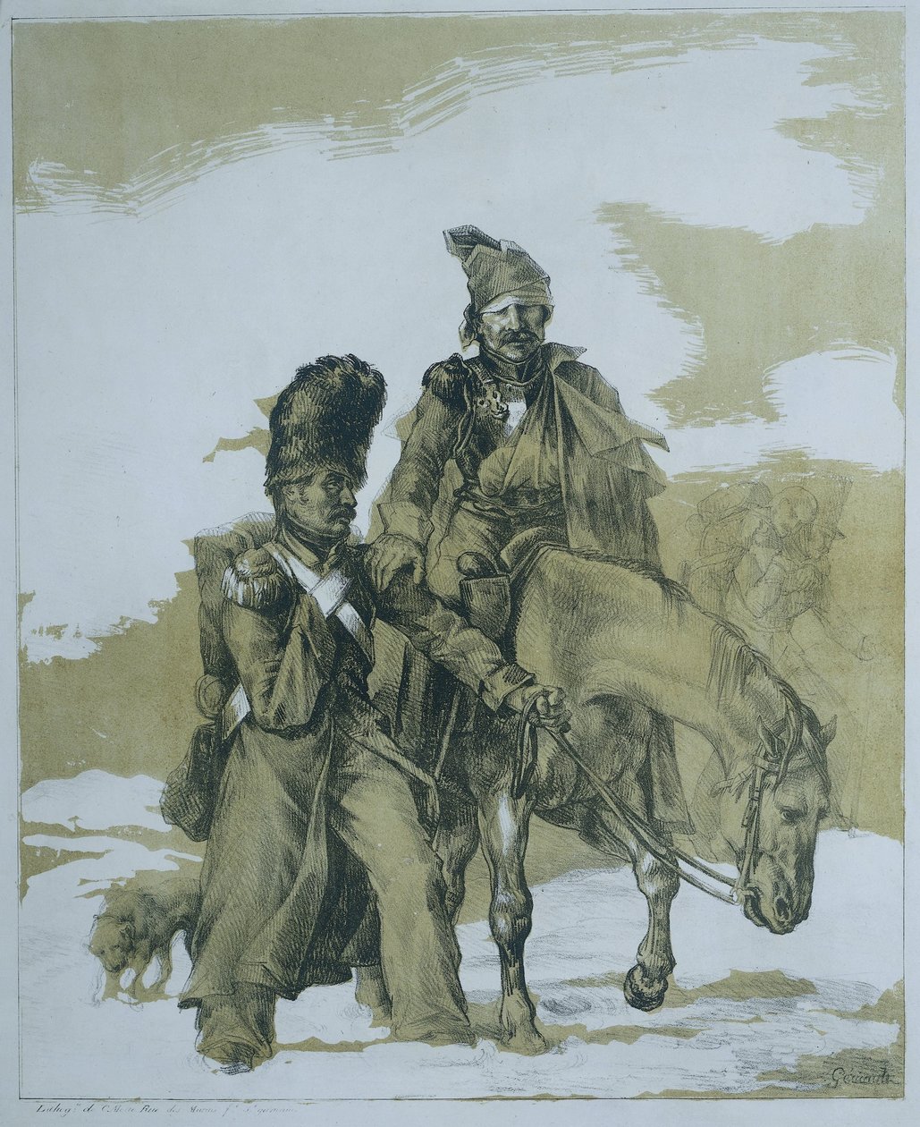 Paluu Venäjältä Palauta venäläinen tekijältä Theodore Gericault