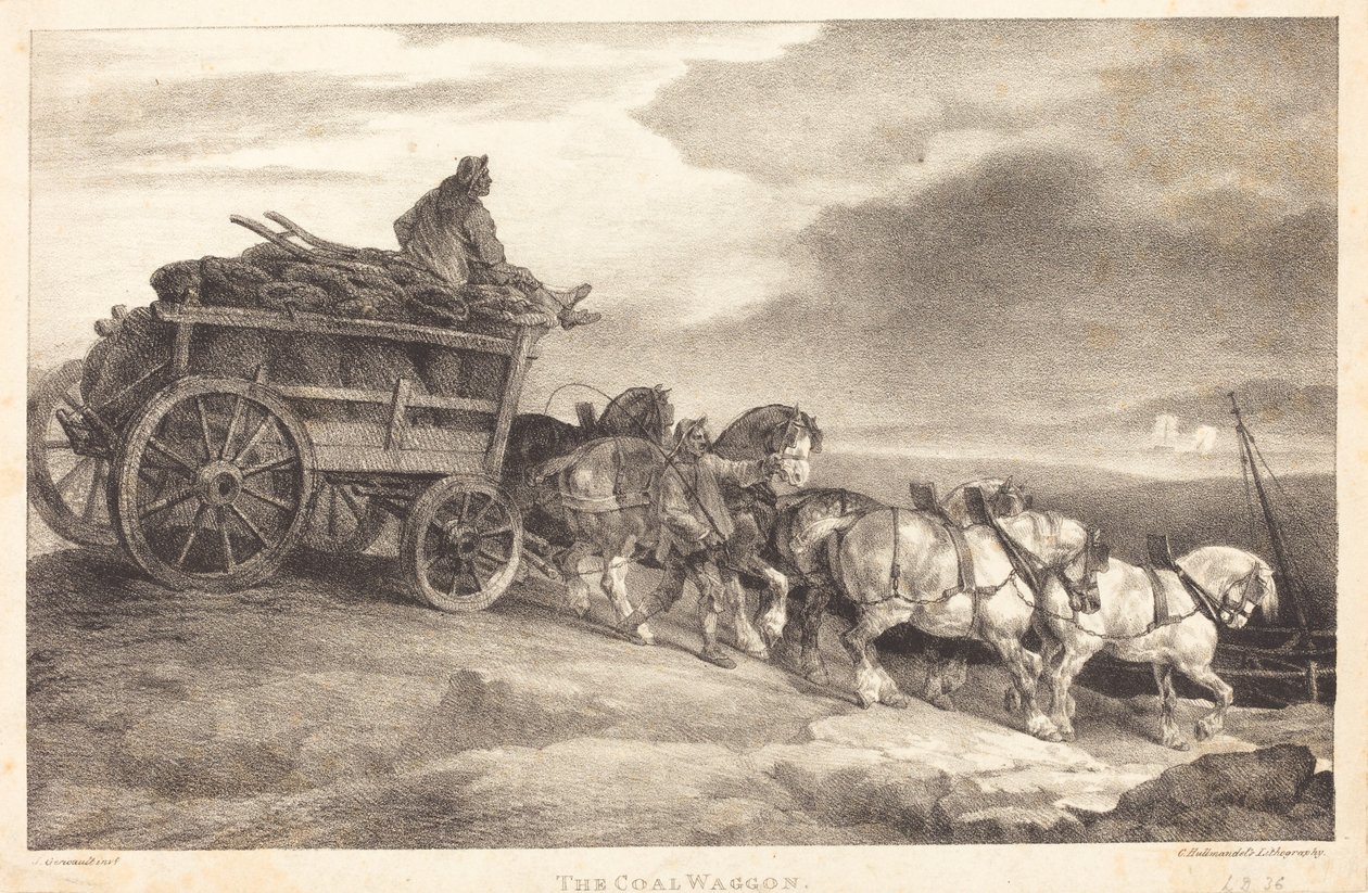 Hiilivaunu tekijältä Theodore Gericault