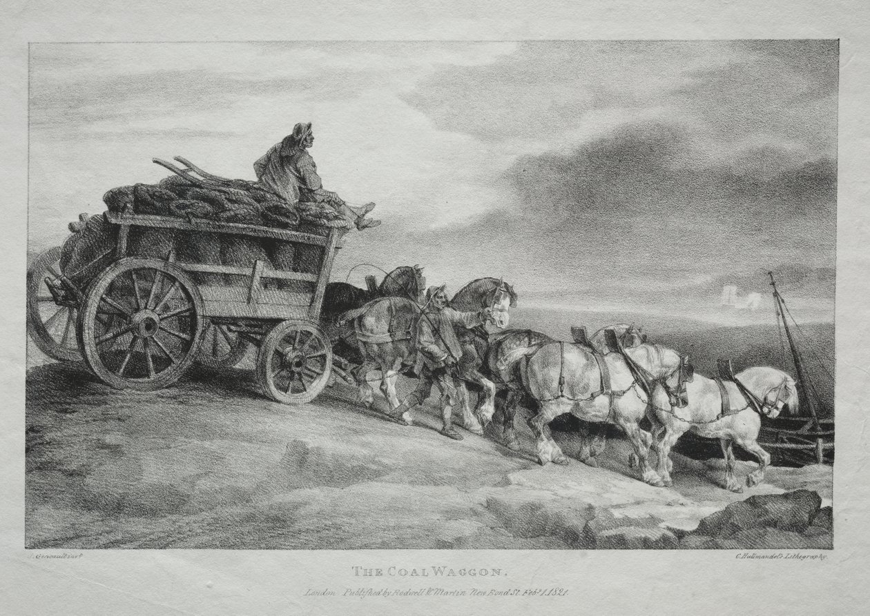 Hiilivaunu tekijältä Theodore Gericault