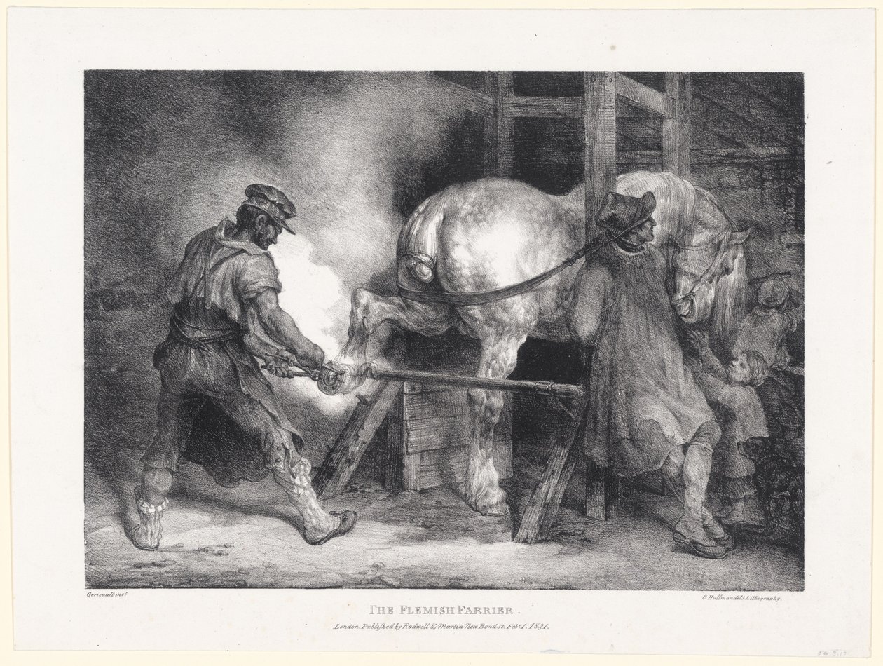 Flaamilainen kengittäjä tekijältä Theodore Gericault