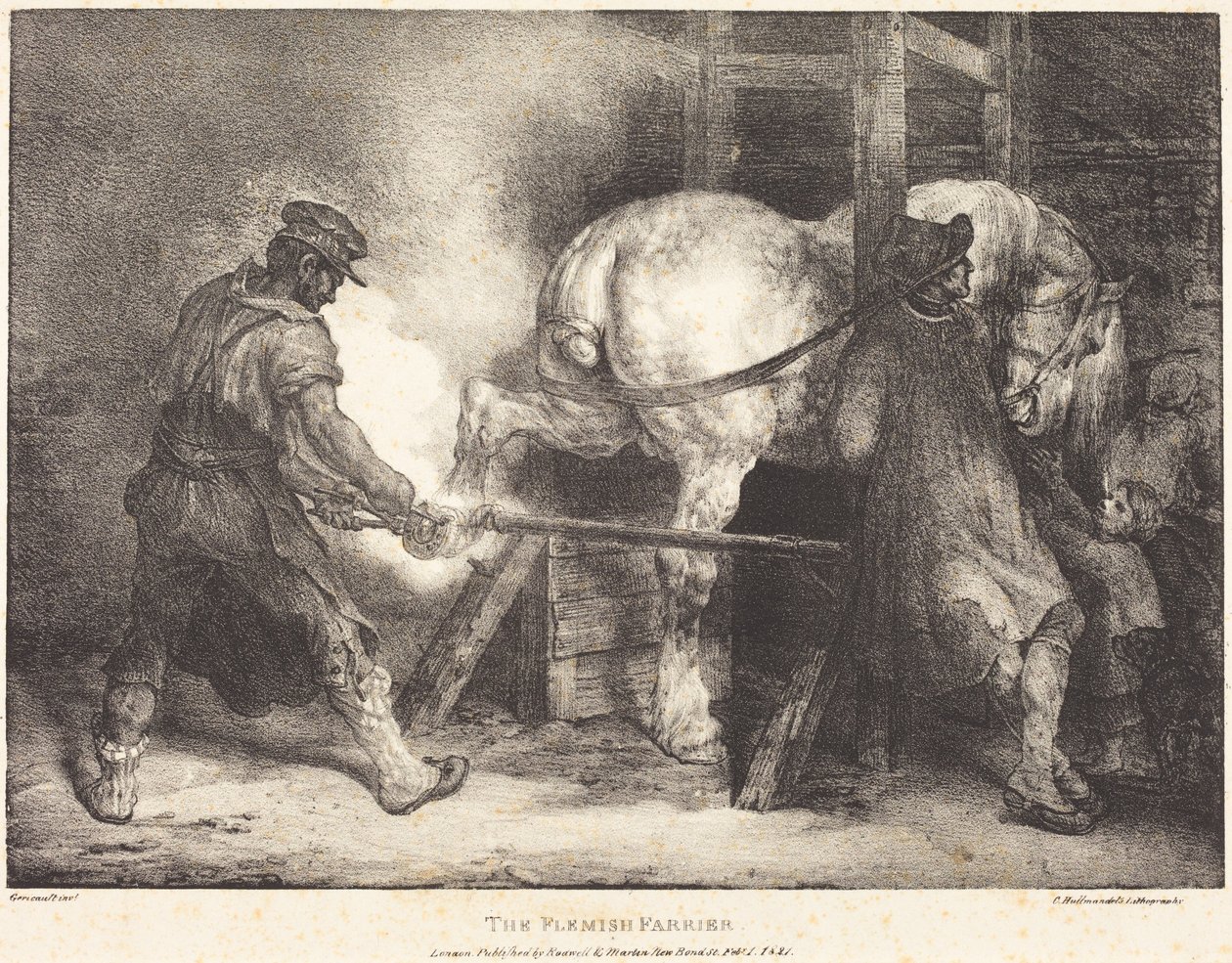 Flaamilainen kengittäjä tekijältä Theodore Gericault