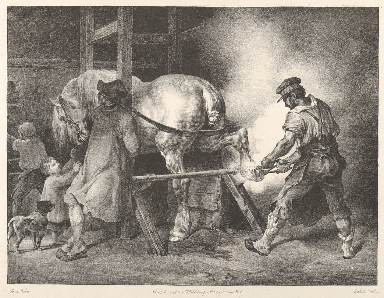 Flaamilainen kengittäjä tekijältä Theodore Gericault