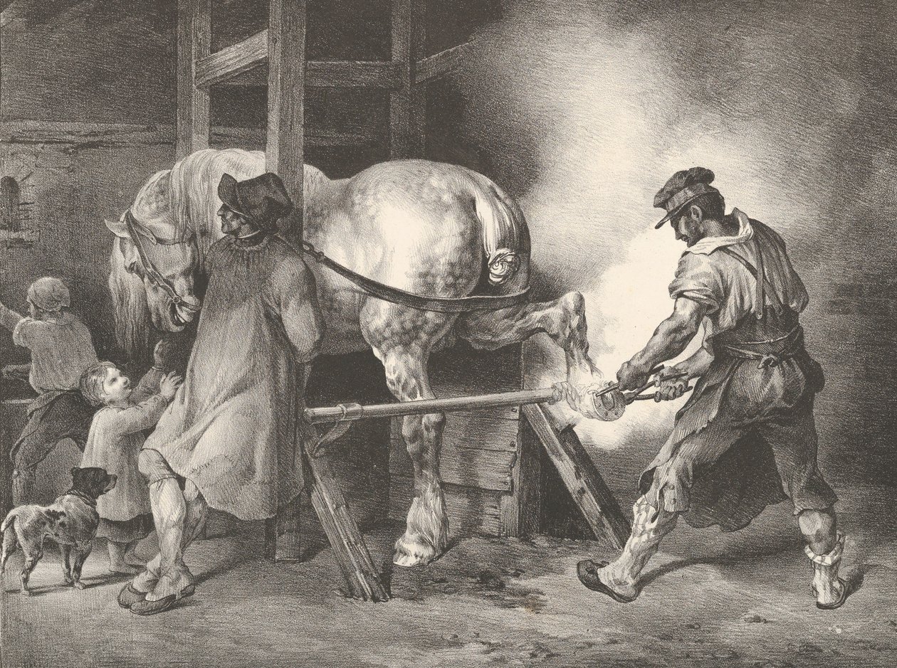 Flanderin Farrier, 1822. tekijältä Theodore Gericault