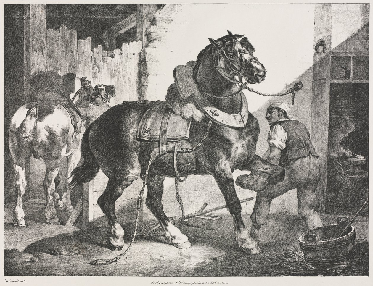 Ranskalainen seppä tekijältä Theodore Gericault