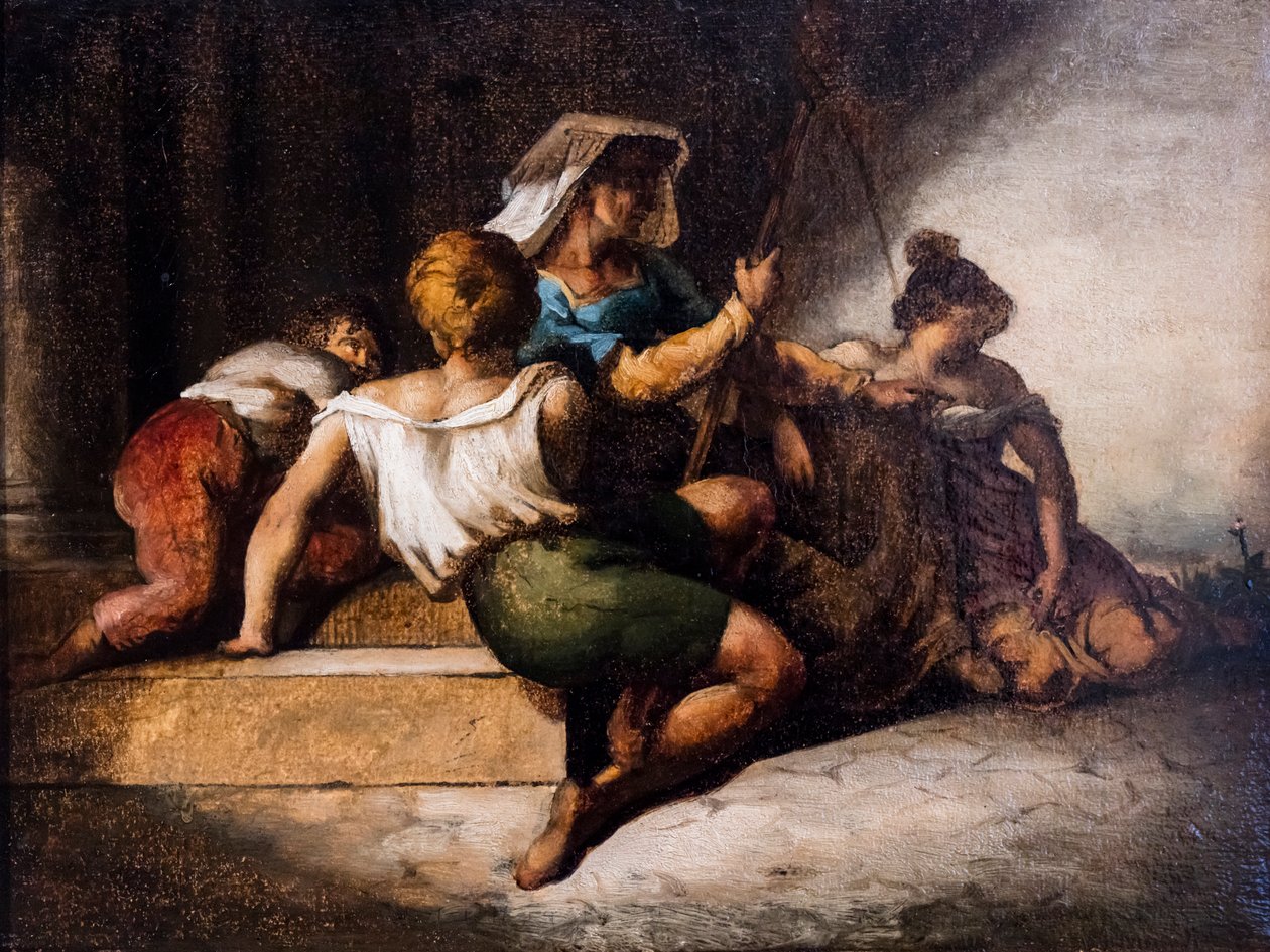 Köyhä perhe tekijältä Theodore Gericault