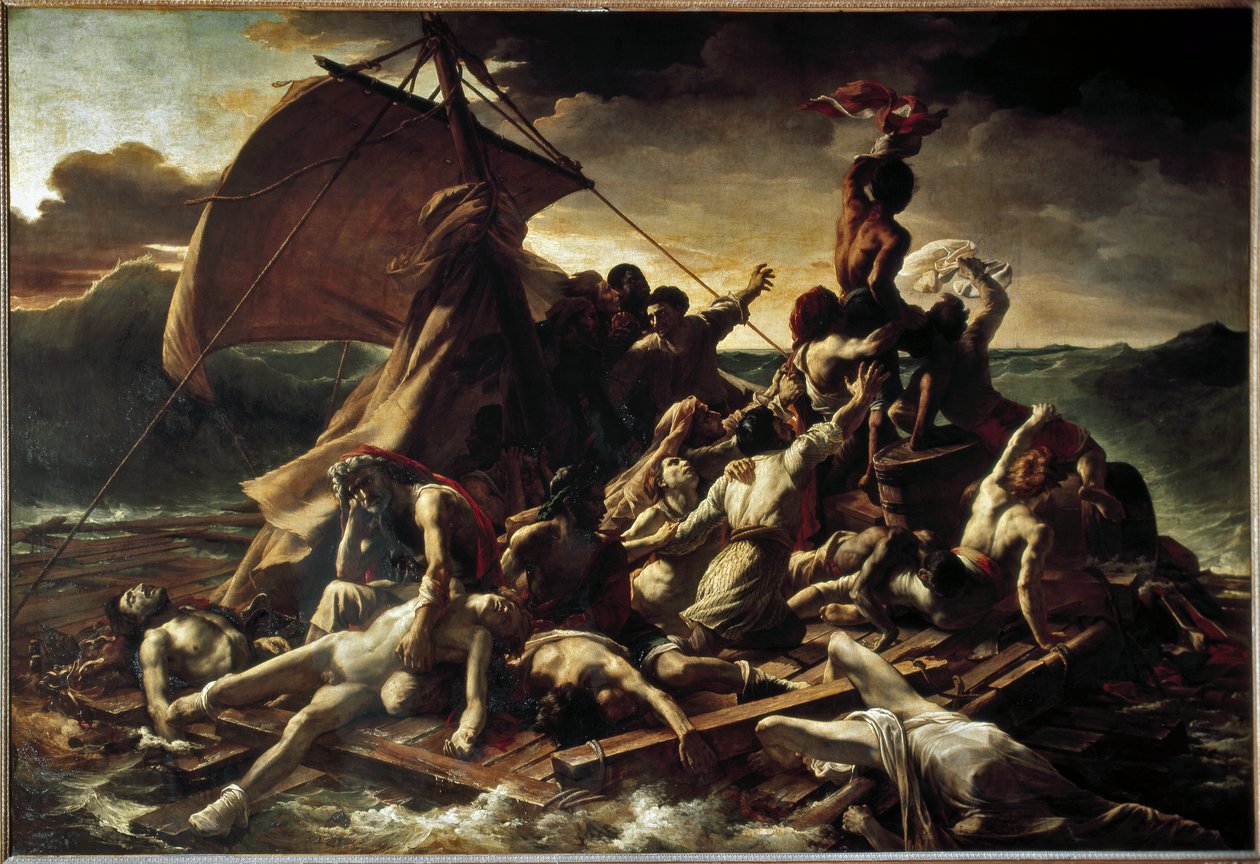 The Raft of the Medusa - öljy kankaalle tekijältä Theodore Gericault