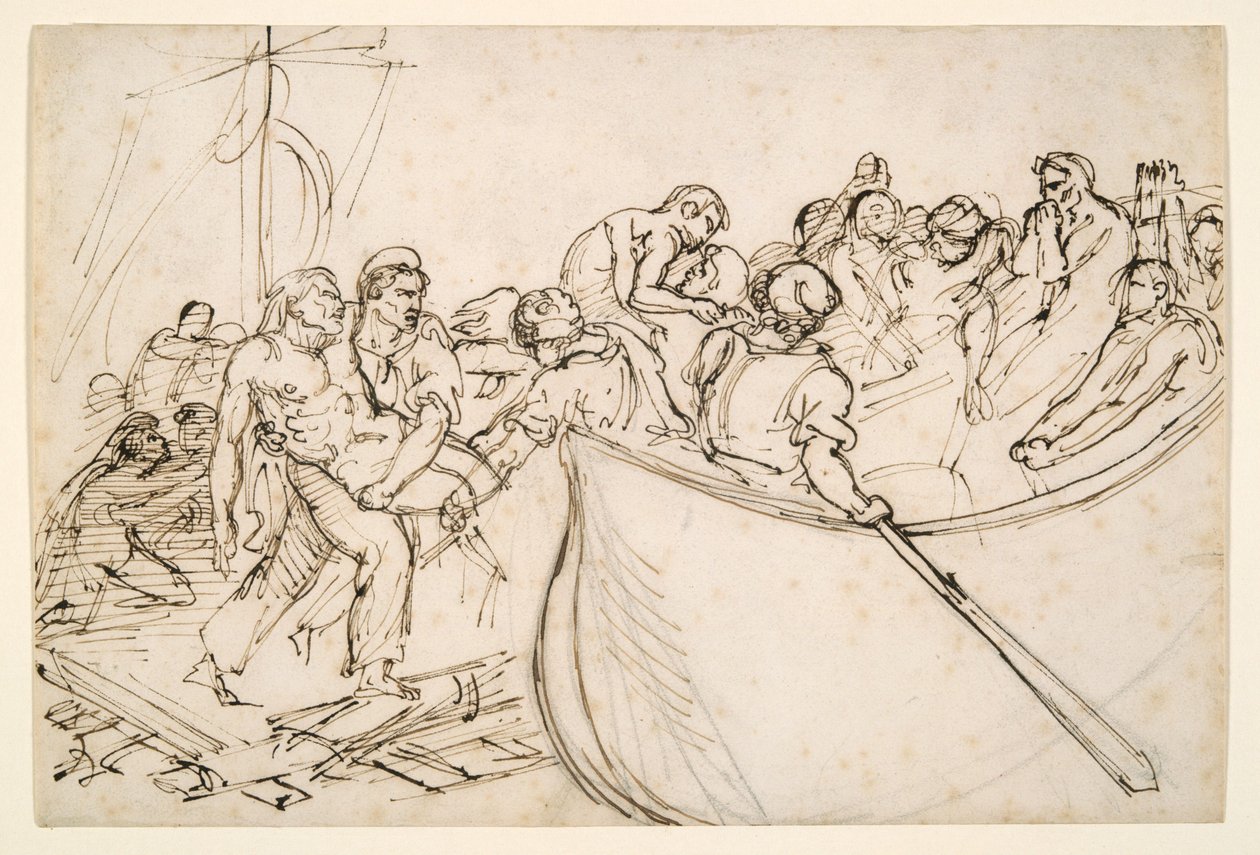 Medusan lautan pelastettujen pelastaminen tekijältä Theodore Gericault