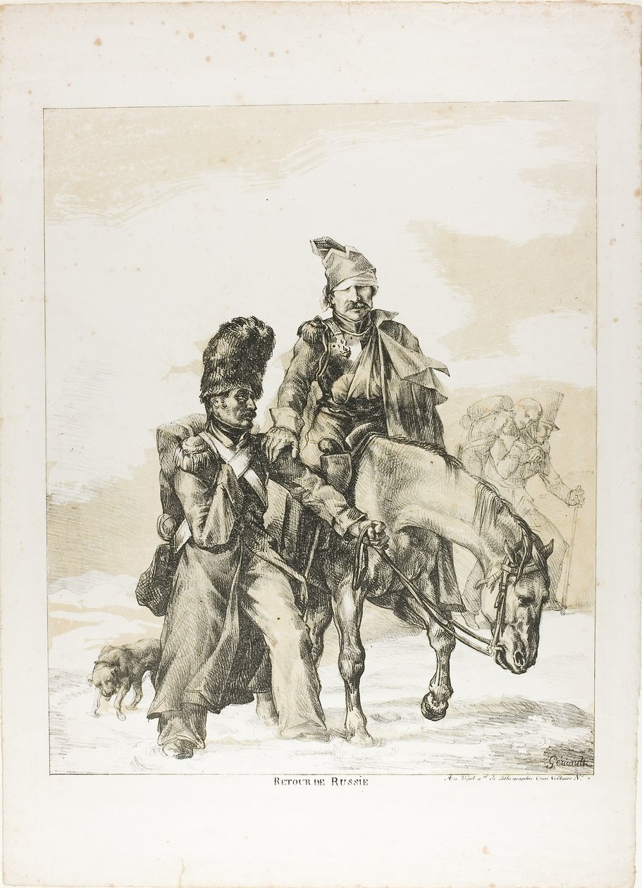 Paluu Venäjältä tekijältä Theodore Gericault