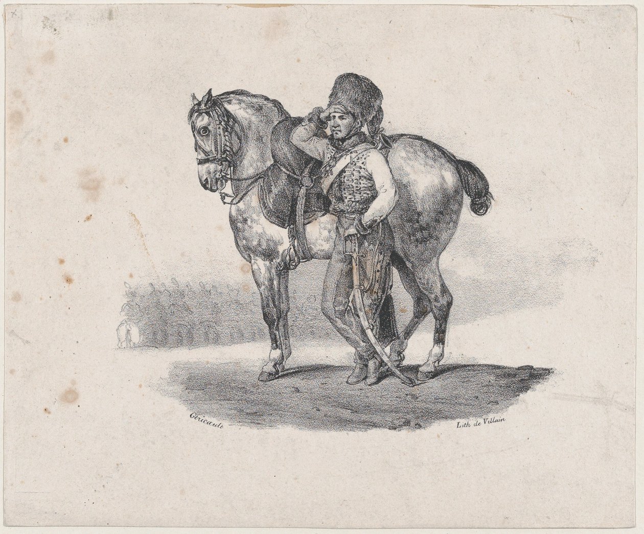 Hussaarien trumpetti tekijältä Theodore Gericault