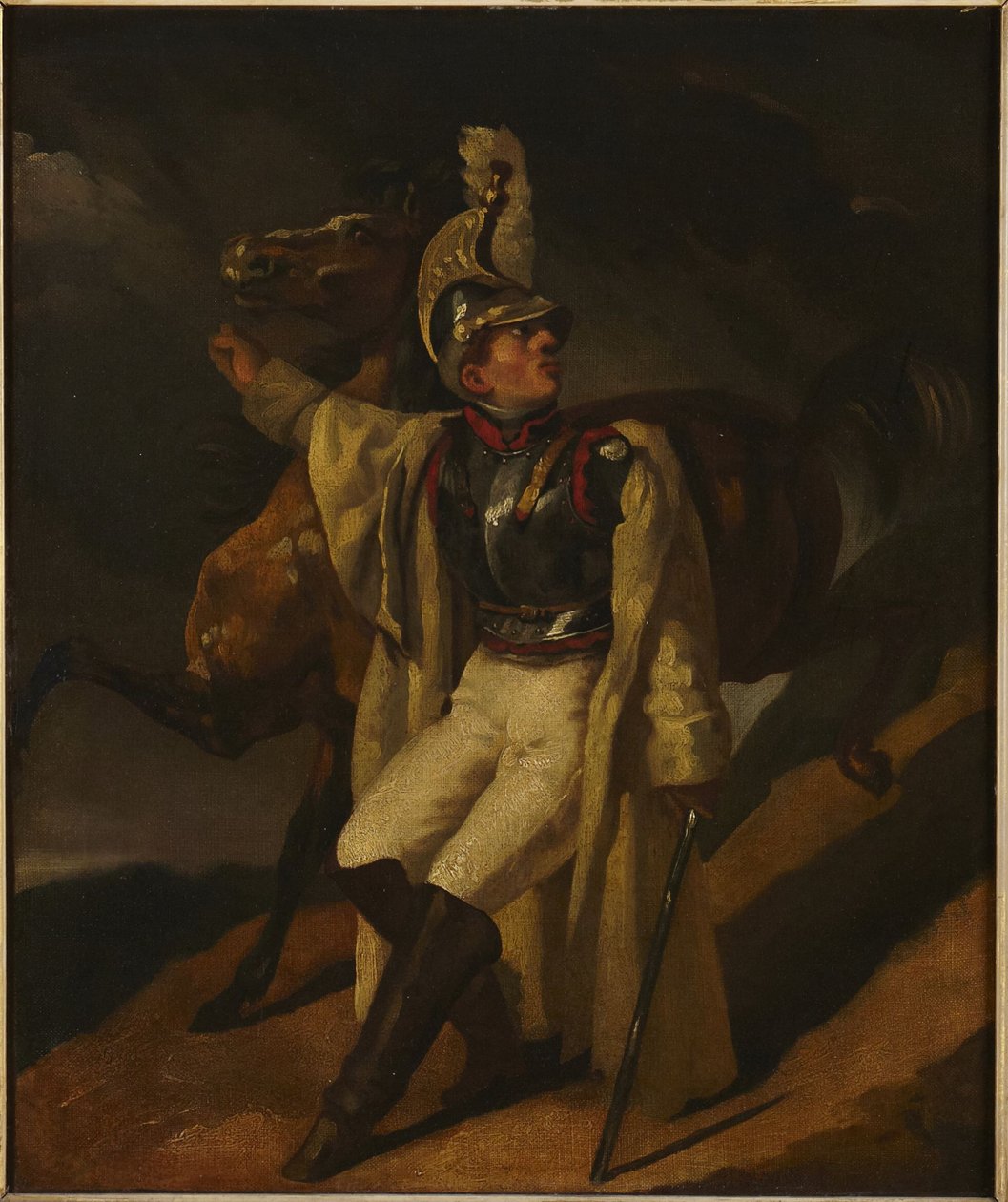 Haavoittunut kyrysääri tekijältä Theodore Gericault