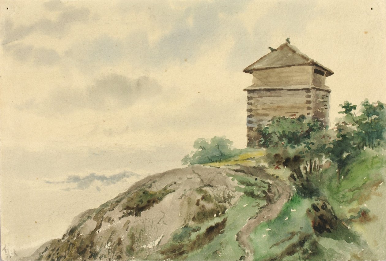 Block House, Alaska, 1887 tekijältä Theodore J. Richardson
