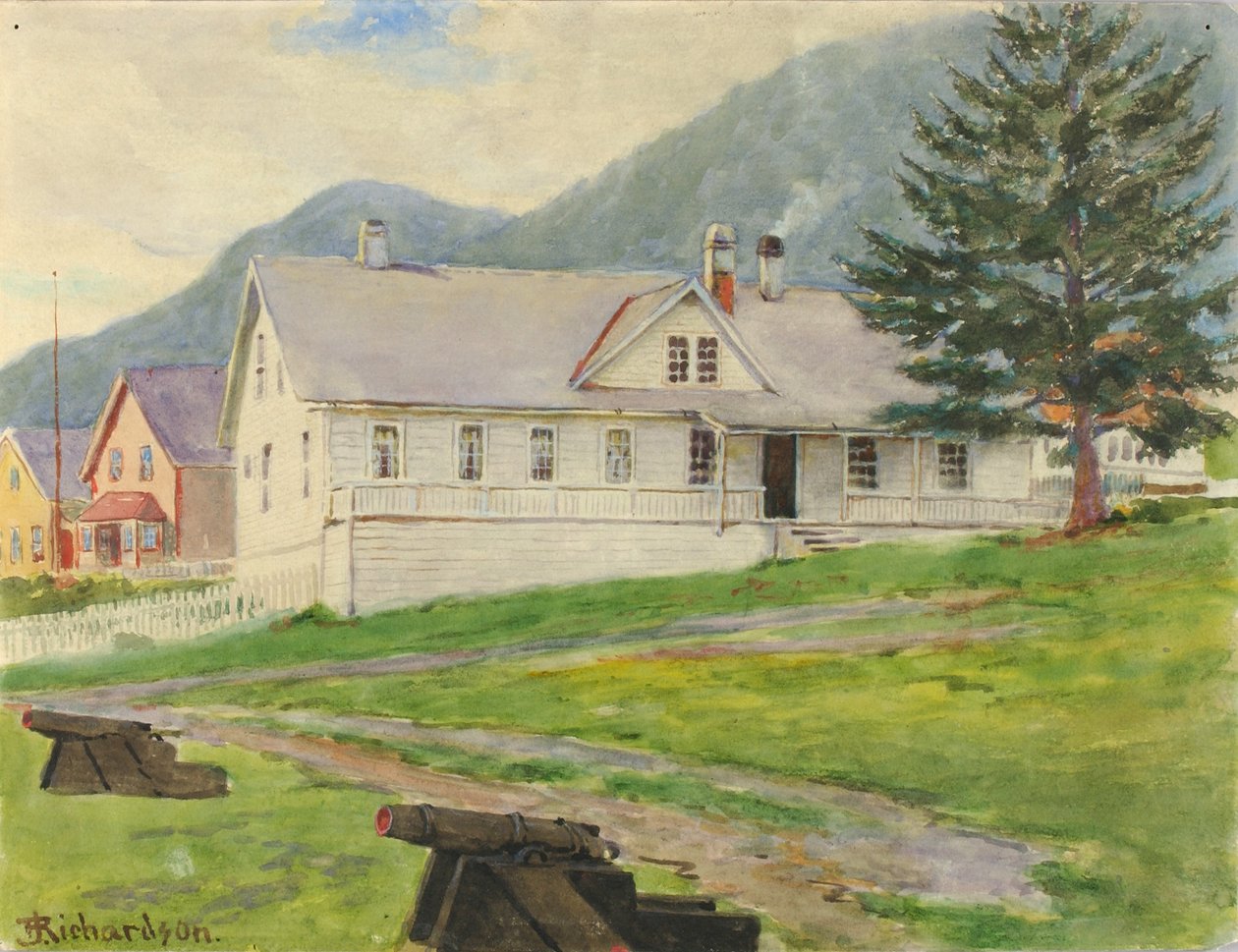 Entinen kuvernöörin talo, Sitka, 1905 tekijältä Theodore J. Richardson