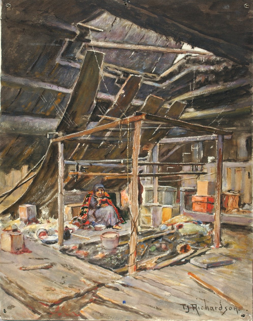 Alkuperäinen sisustus, n. 1880-1914. tekijältä Theodore J. Richardson