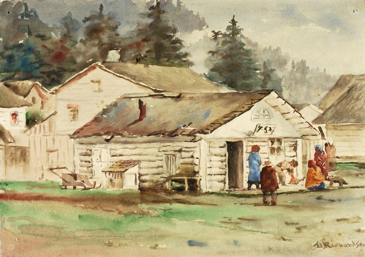 Kolmen variksen tori, Sitka, 1889 tekijältä Theodore J. Richardson
