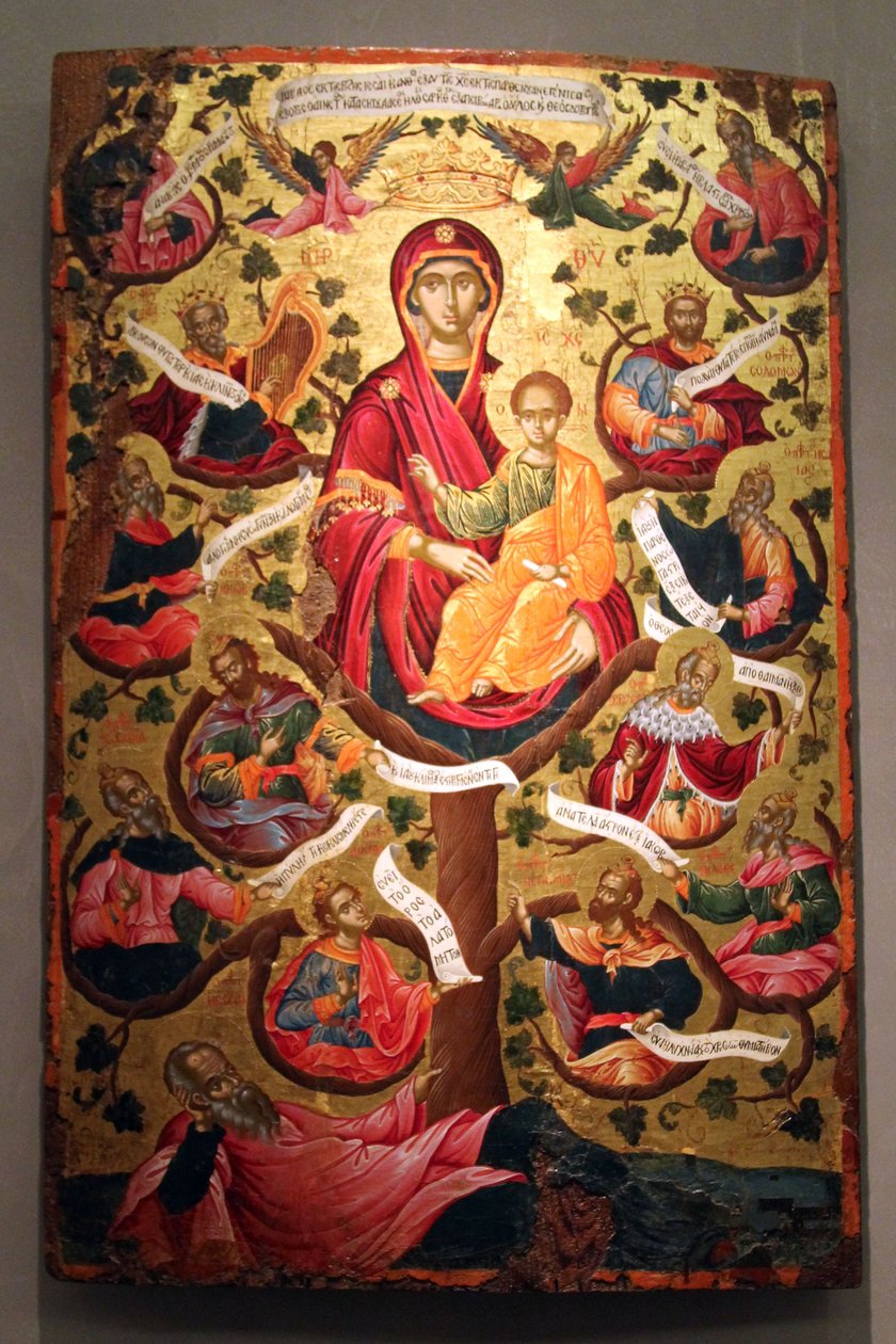Amerikkalainen englanti:  Jesse Tree of Jesse Tree of Jesse (Poulakis) tekijältä Theodore Poulakis
