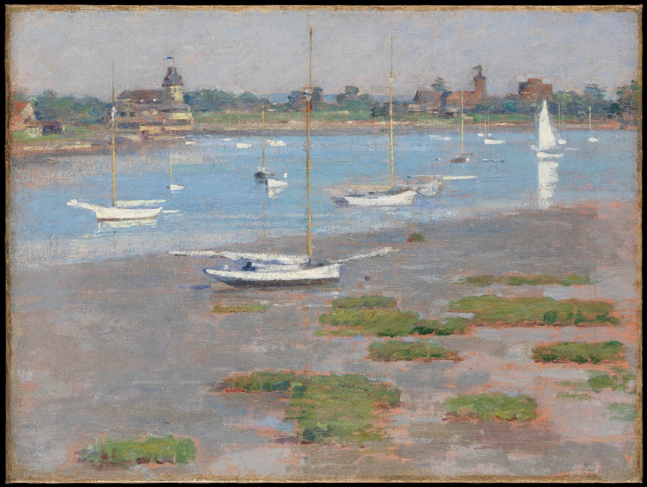 Laskuvesi, Riverside Yacht Club tekijältä Theodore Robinson