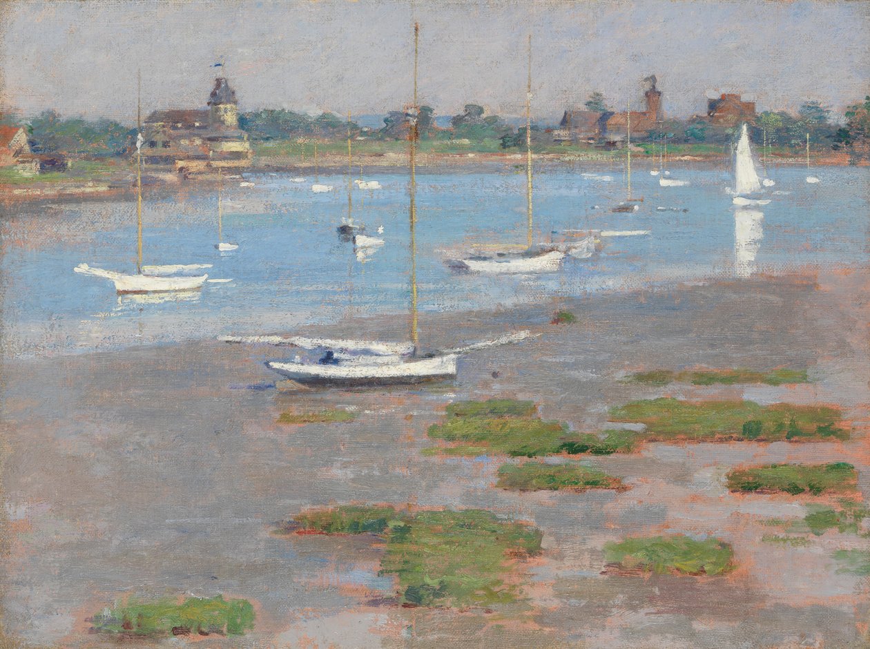Laskuvesi, Riverside Yacht Club, 1894. tekijältä Theodore Robinson