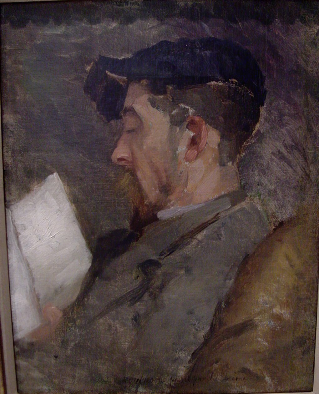 Omakuva, n. 1884-87. tekijältä Theodore Robinson