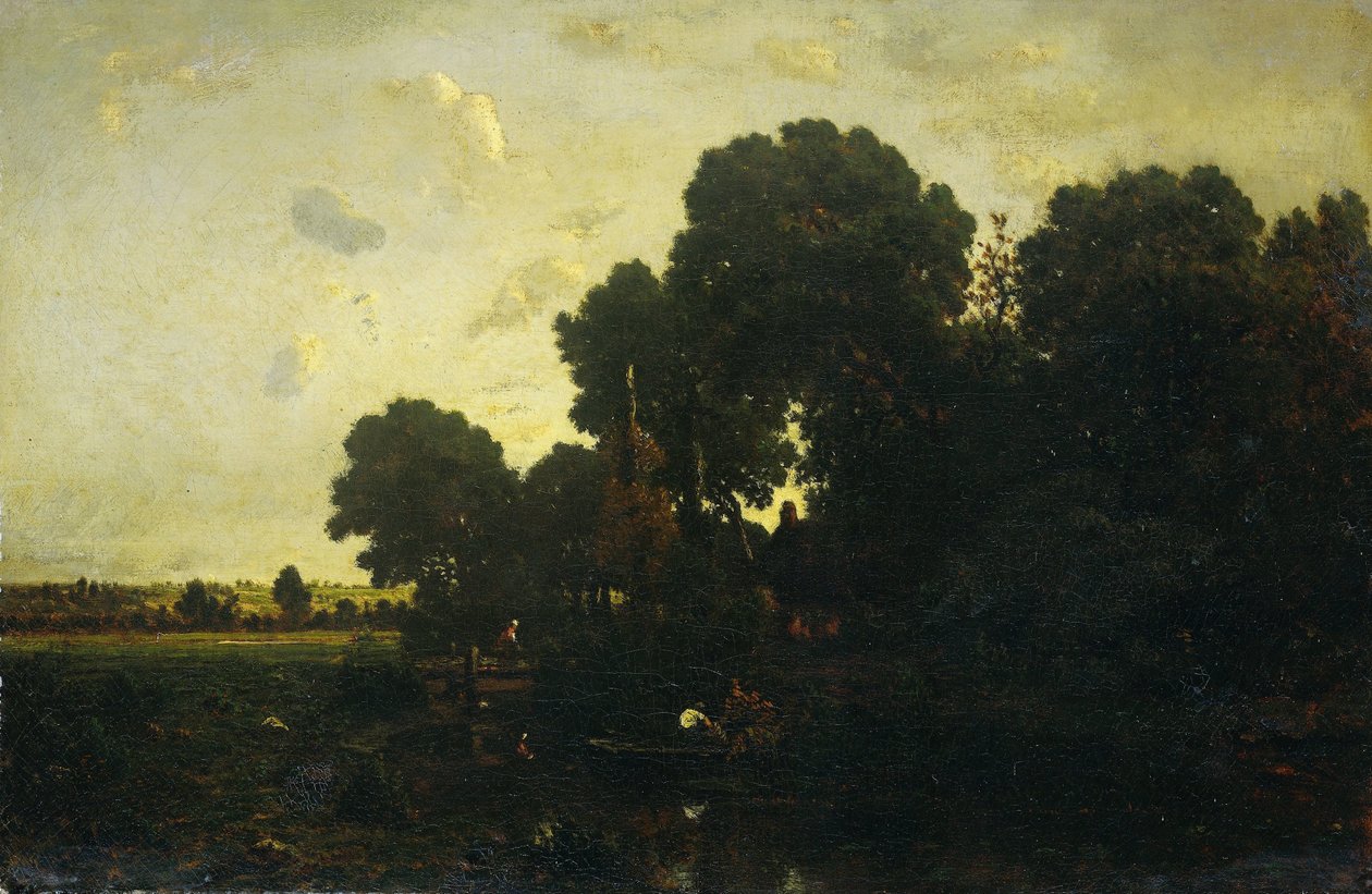 iltahämärä tekijältä Theodore Rousseau