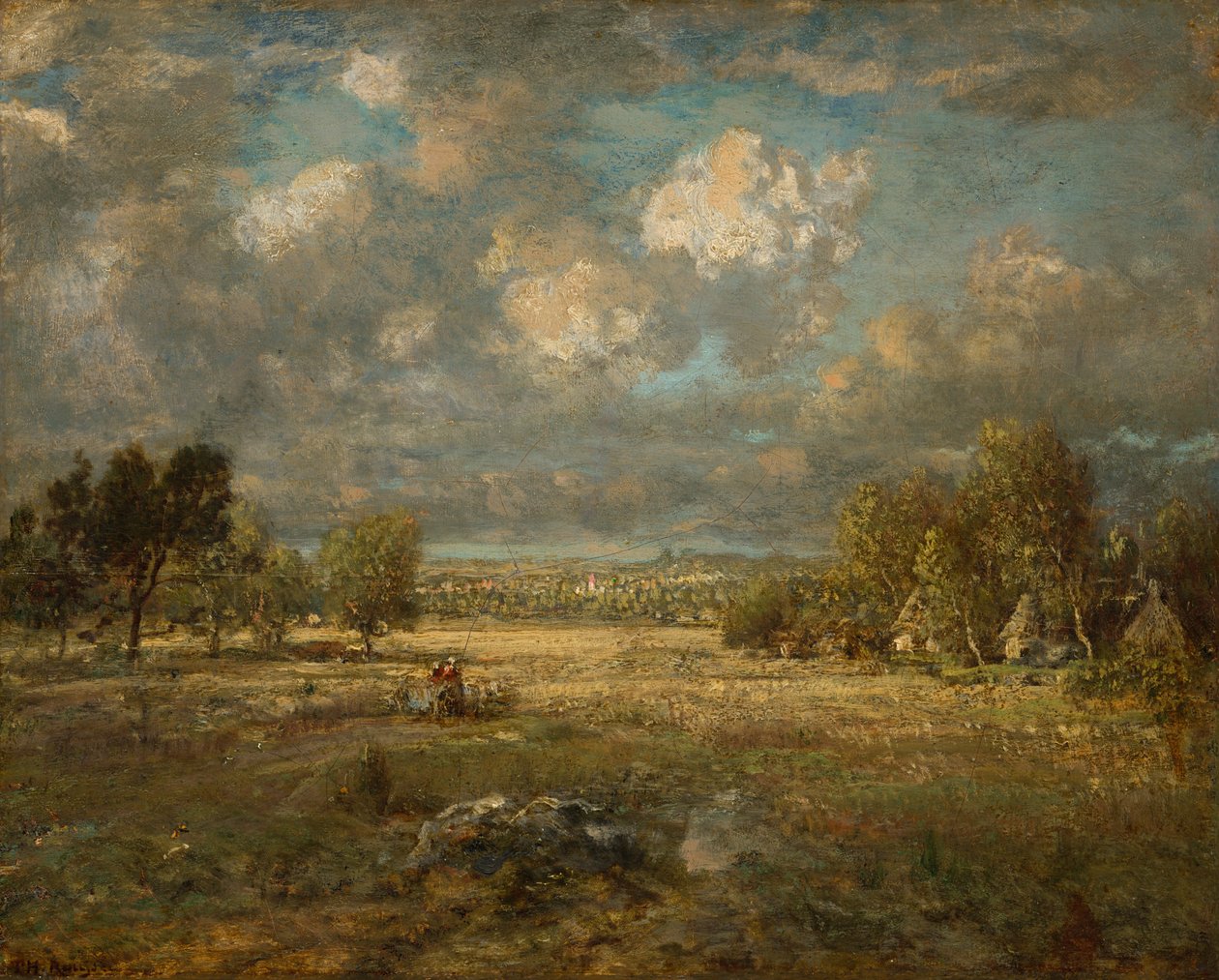 Maaseutu Picardiassa tekijältä Theodore Rousseau