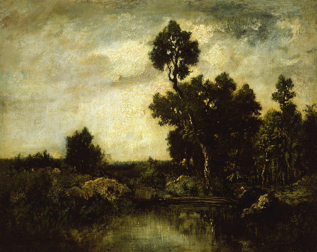 Maisema tekijältä Theodore Rousseau