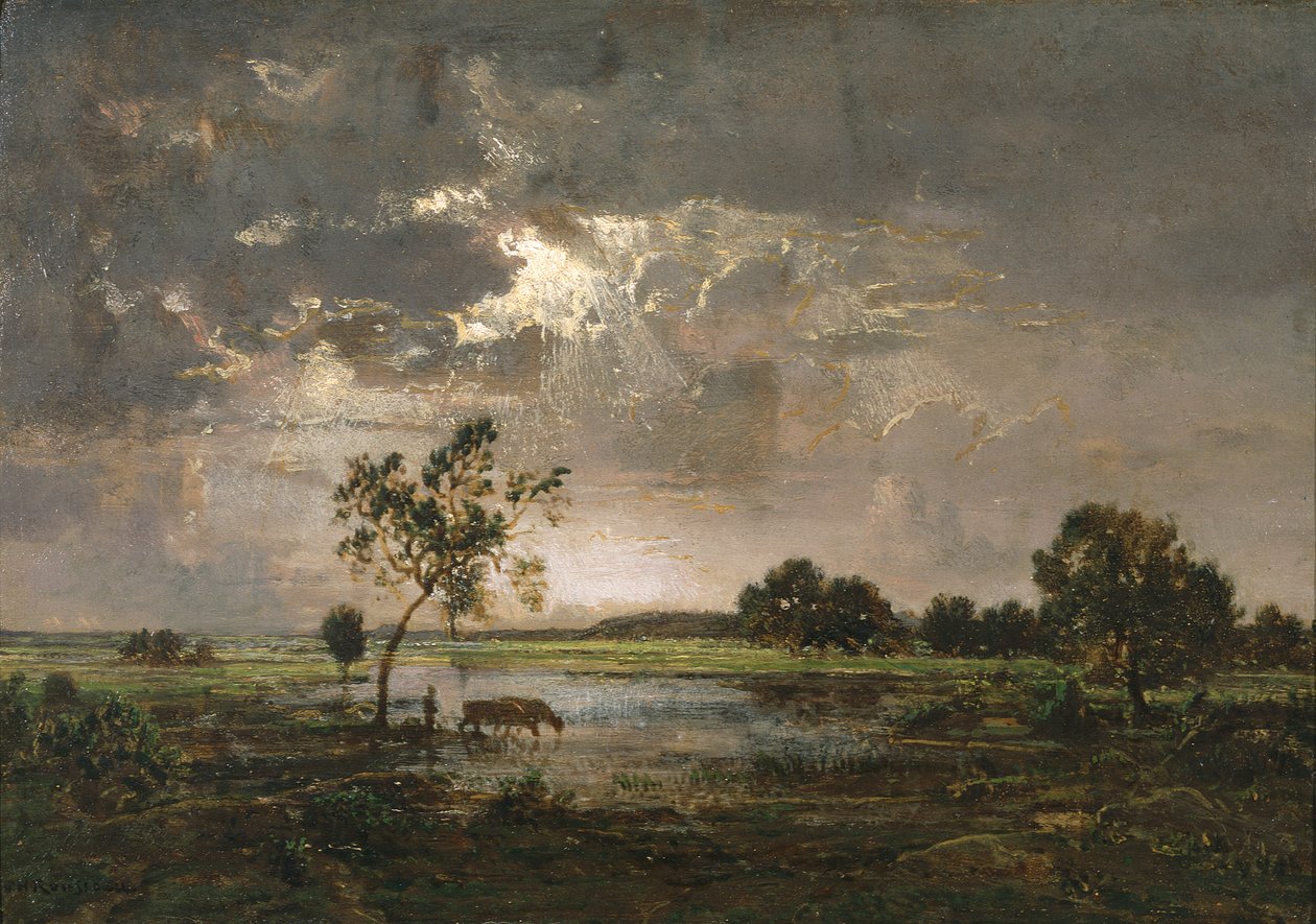 Maisema tekijältä Theodore Rousseau