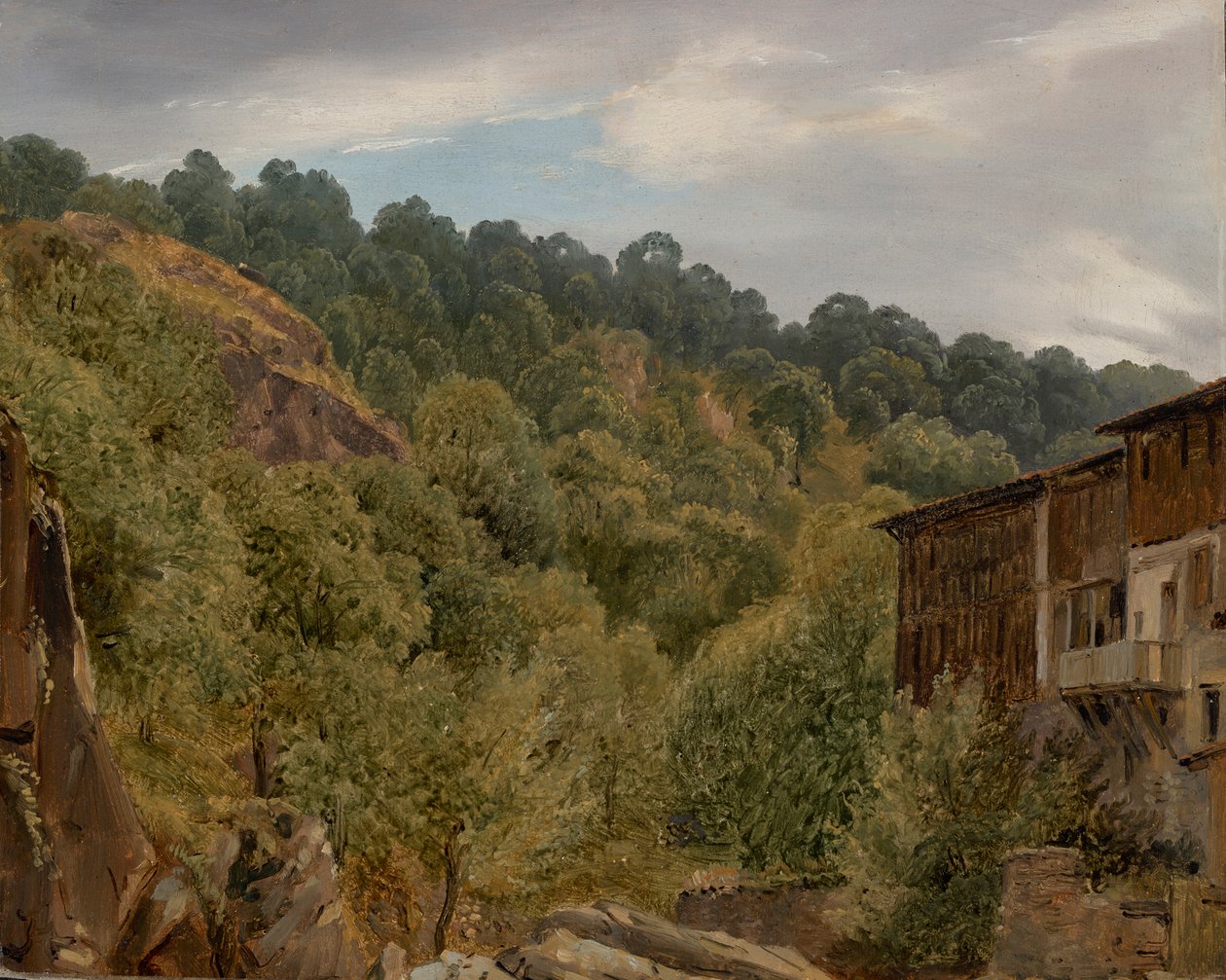 Auvergnen maaseutu tekijältä Theodore Rousseau