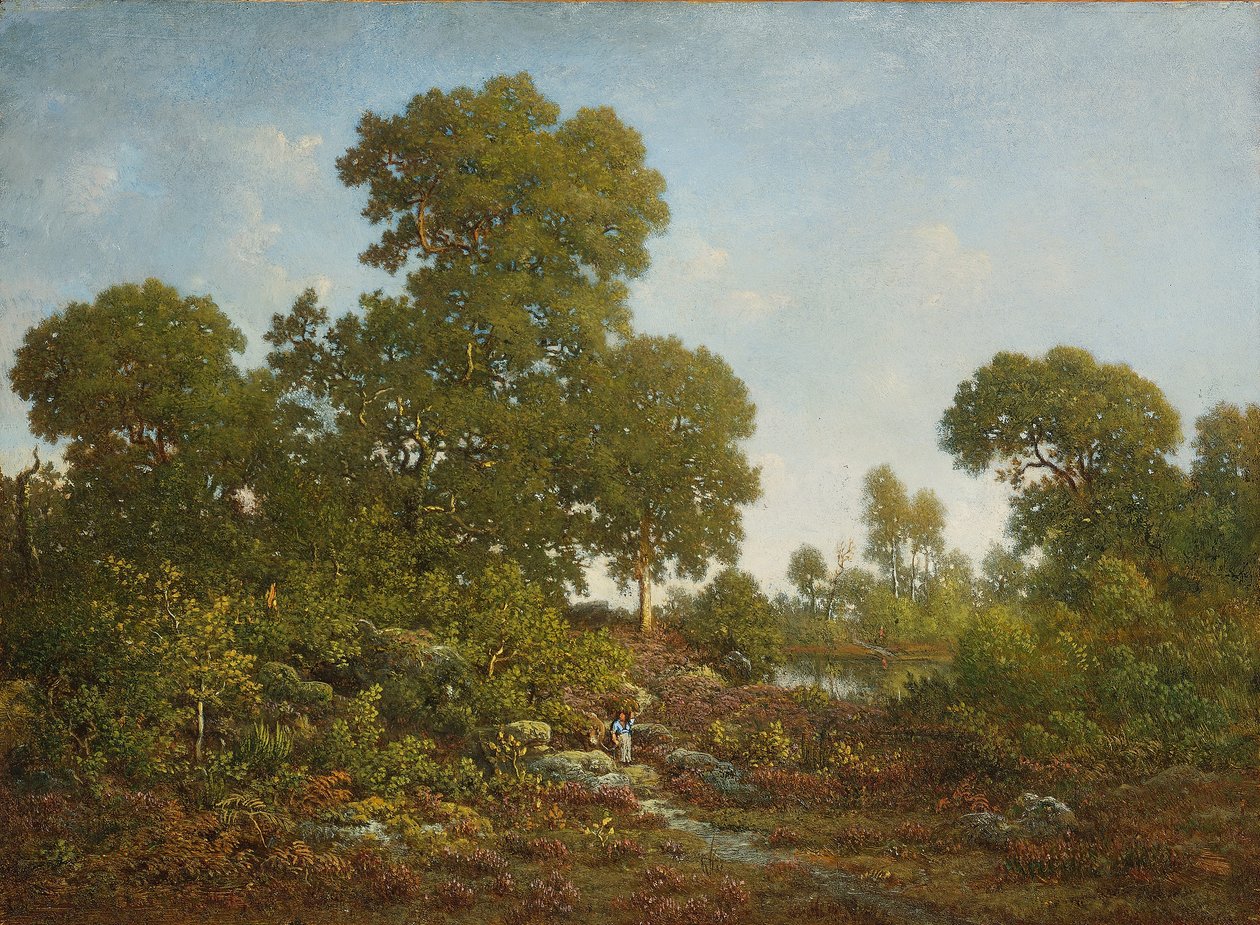 Kevät, noin 1860 tekijältä Pierre Etienne Theodore Rousseau