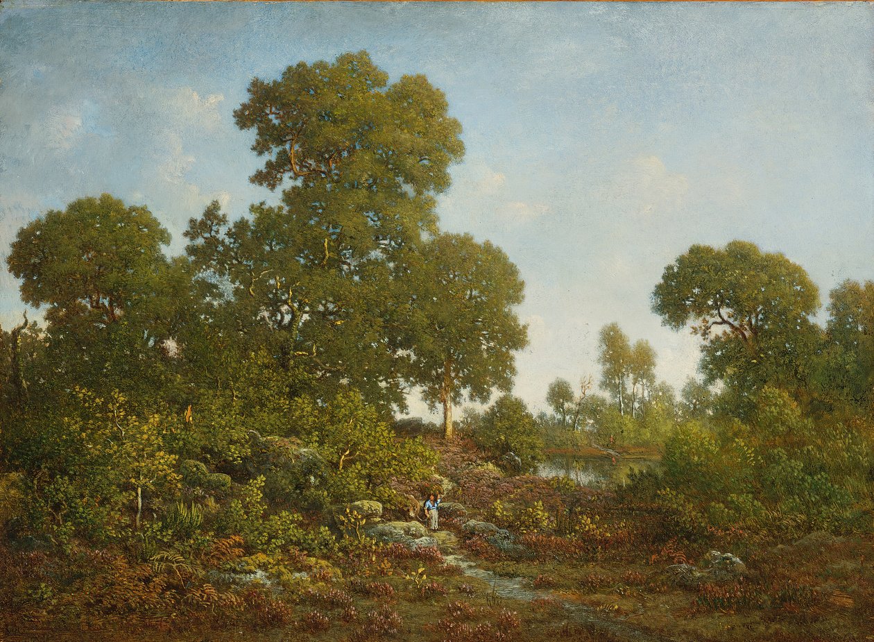 Kevät, c. 1860. tekijältä Theodore Rousseau