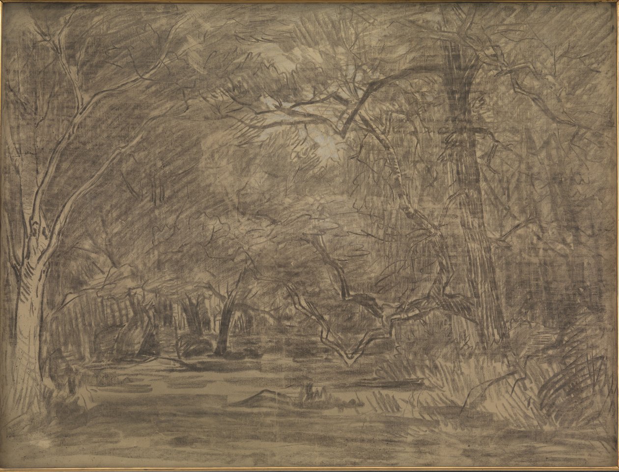 Metsän sisätilat tekijältä Theodore Rousseau