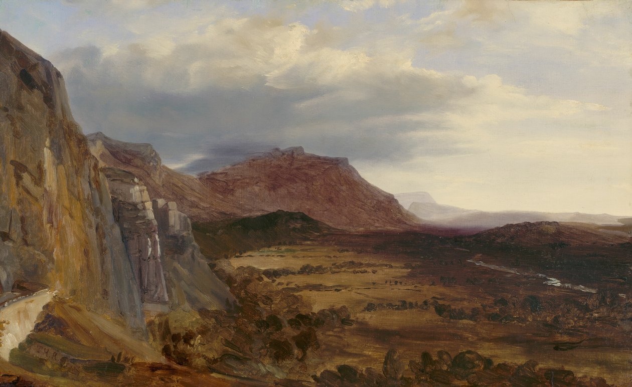 Näkymä Salevesta, lähellä Geneveä tekijältä Theodore Rousseau
