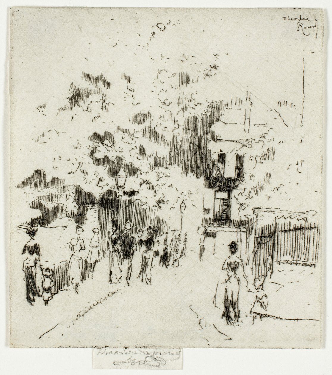 Lomapäivä, Beaufort Streetin kulma, Chelsea tekijältä Theodore Roussel