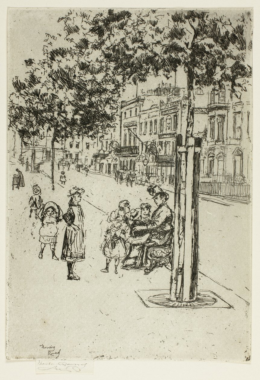 Chelsea Children, Chelsea Embankment tekijältä Theodore Roussel