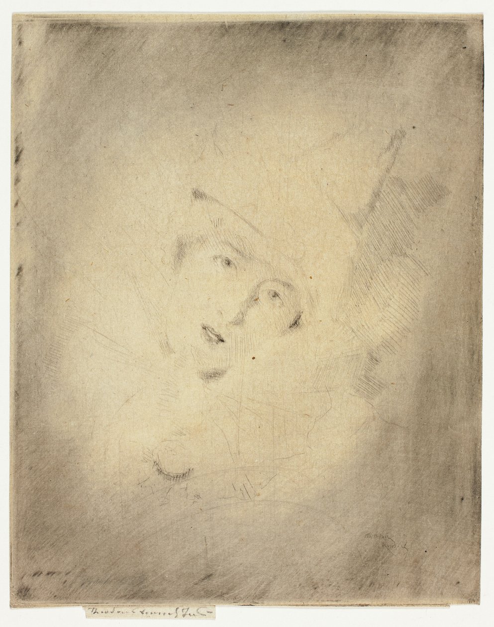 Pierrot, Ladyn muotokuva A. C. tekijältä Theodore Roussel