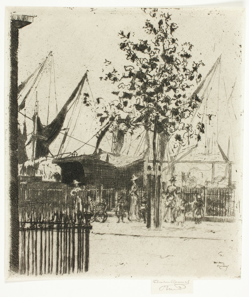 Luna Streetin kulma, Chelsea Embankment tekijältä Theodore Roussel