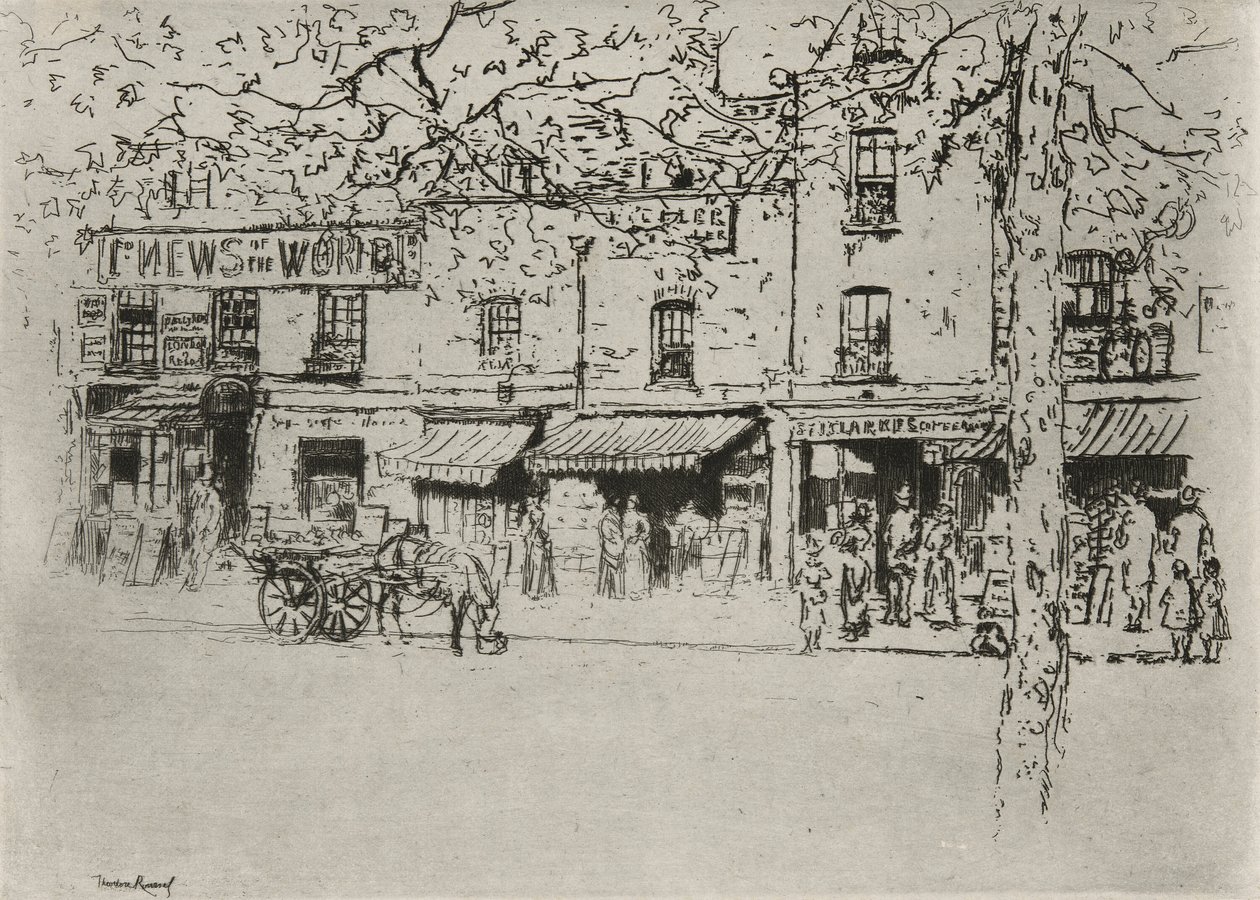 The Street, Chelsea Embankment tekijältä Theodore Roussel