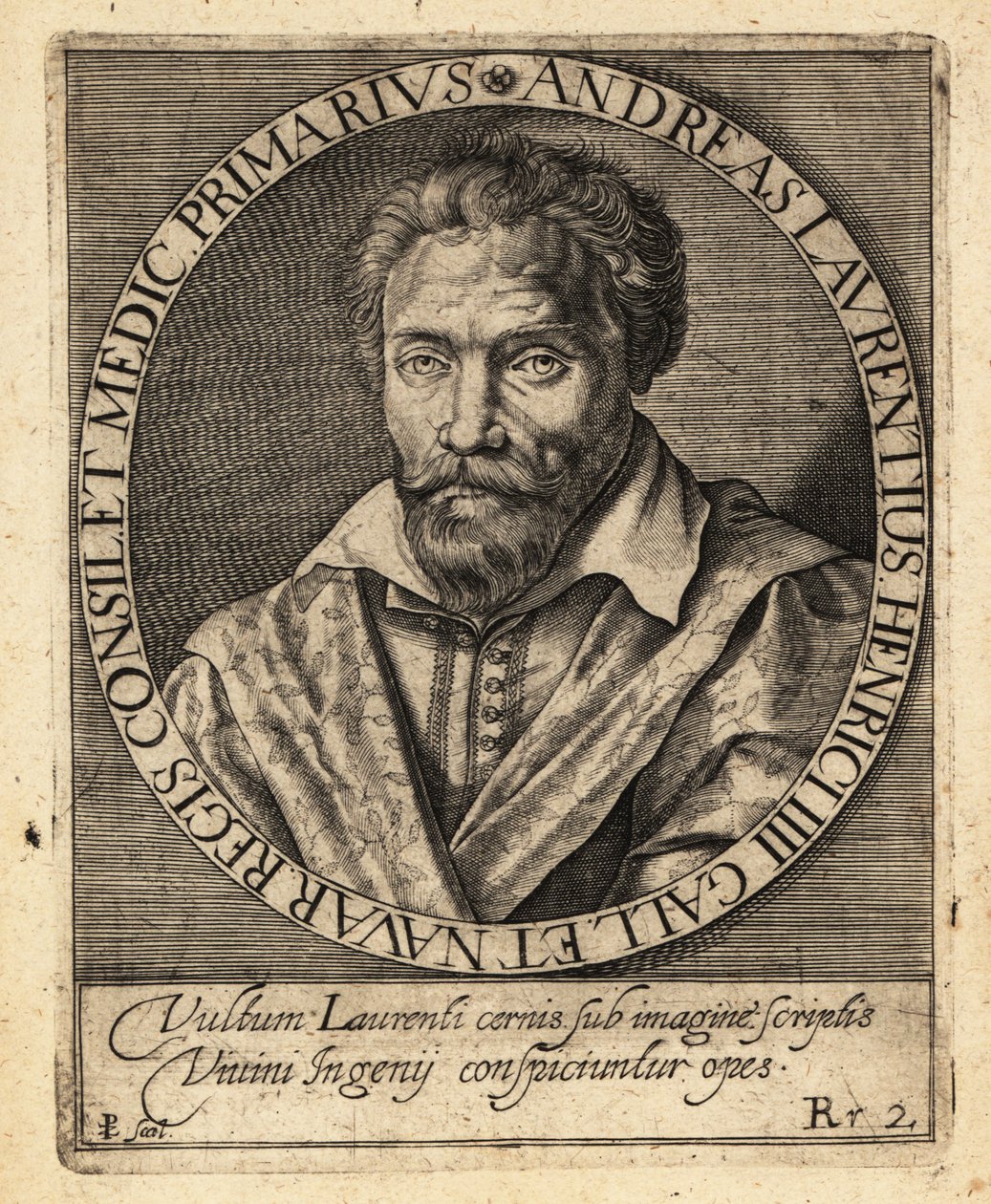 Andre du Laurens, ranskalainen lääkäri tekijältä Theodore de Bry