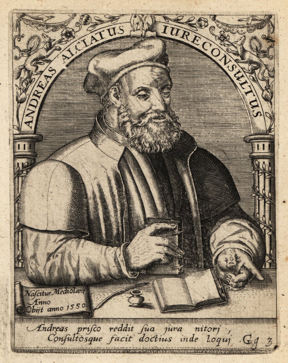 Andrea Alciato tekijältä Theodore de Bry