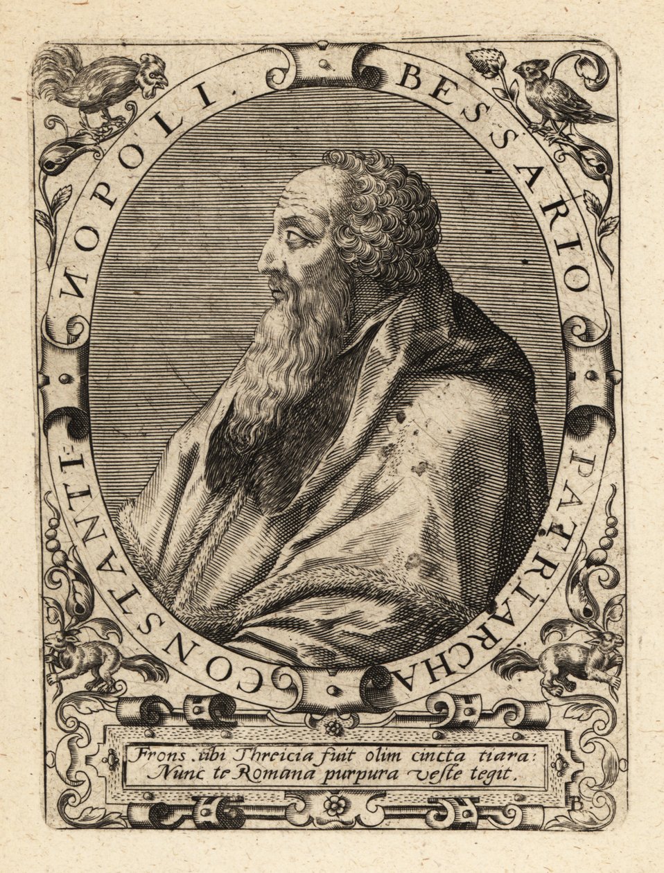 Basilios Bessarion, Konstantinopolin patriarkka. tekijältä Theodore de Bry