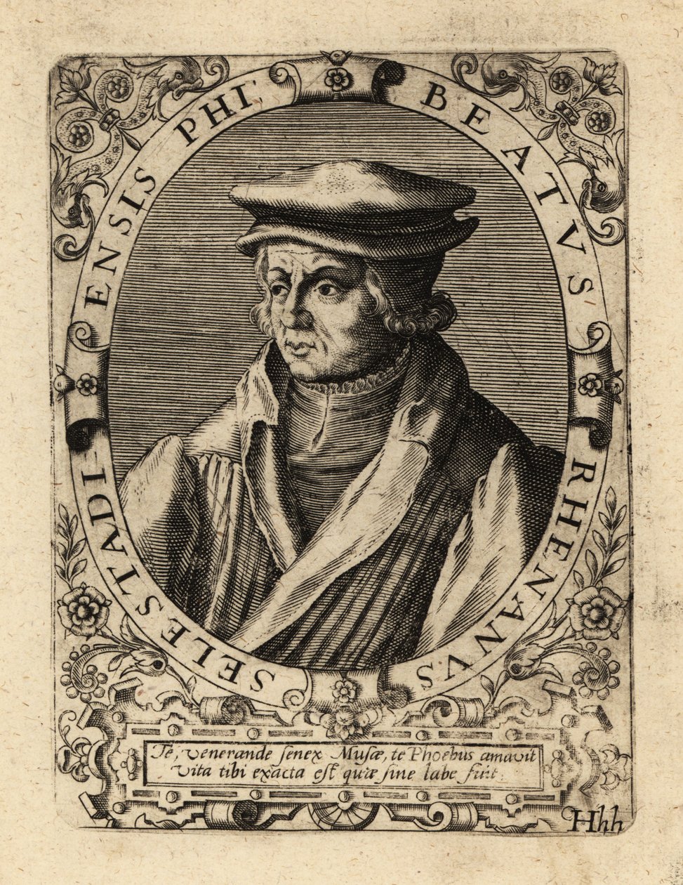Siunattu Bild, saksalainen humanisti. tekijältä Theodore de Bry