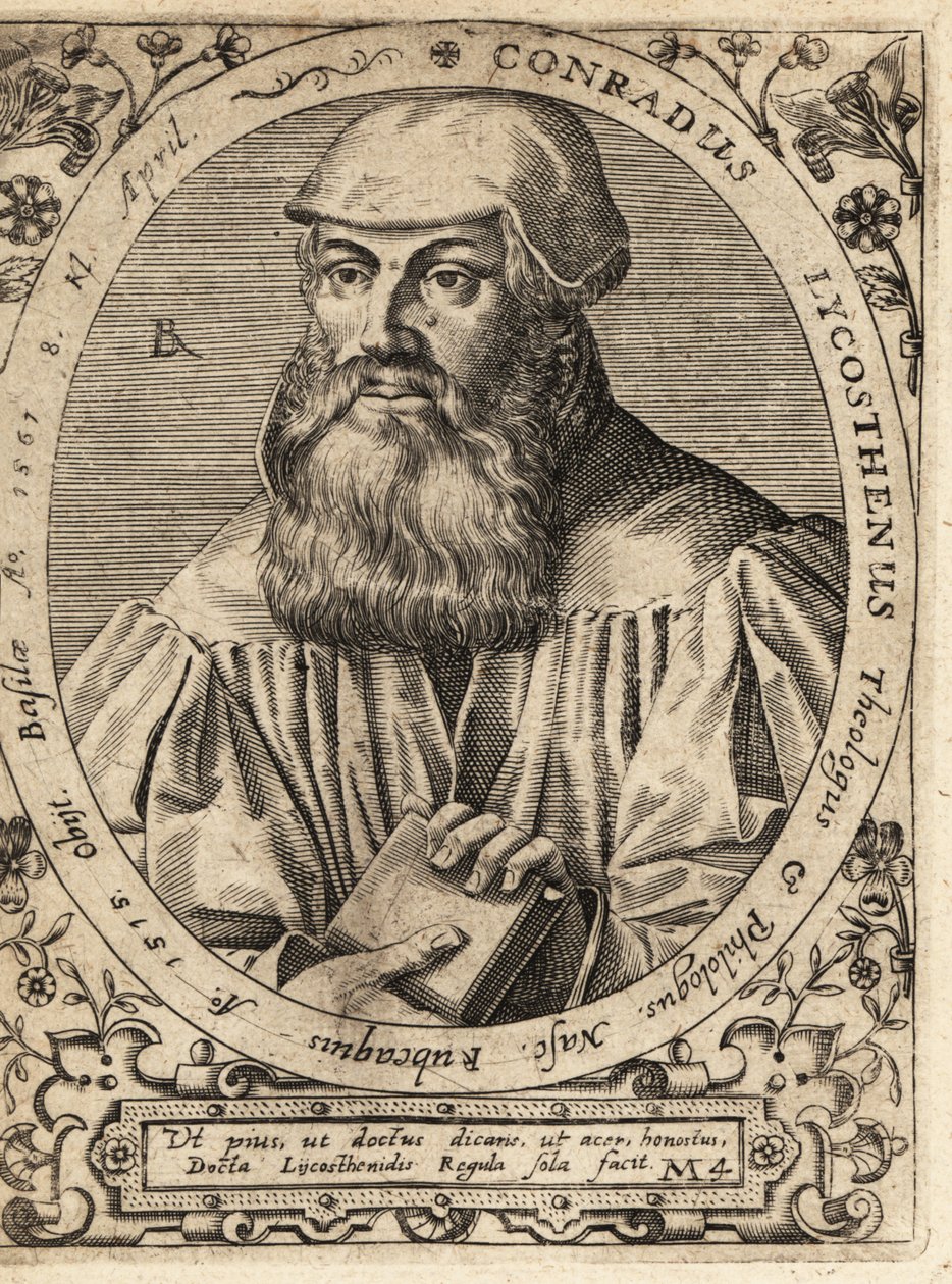 Conrad Lycosthenes tekijältä Theodore de Bry