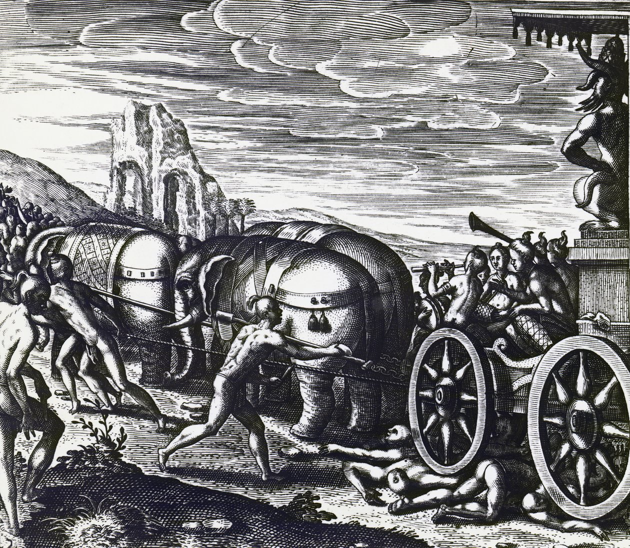 Theodor de Bry (1528-1598), kaiverrus tekijältä Theodore de Bry