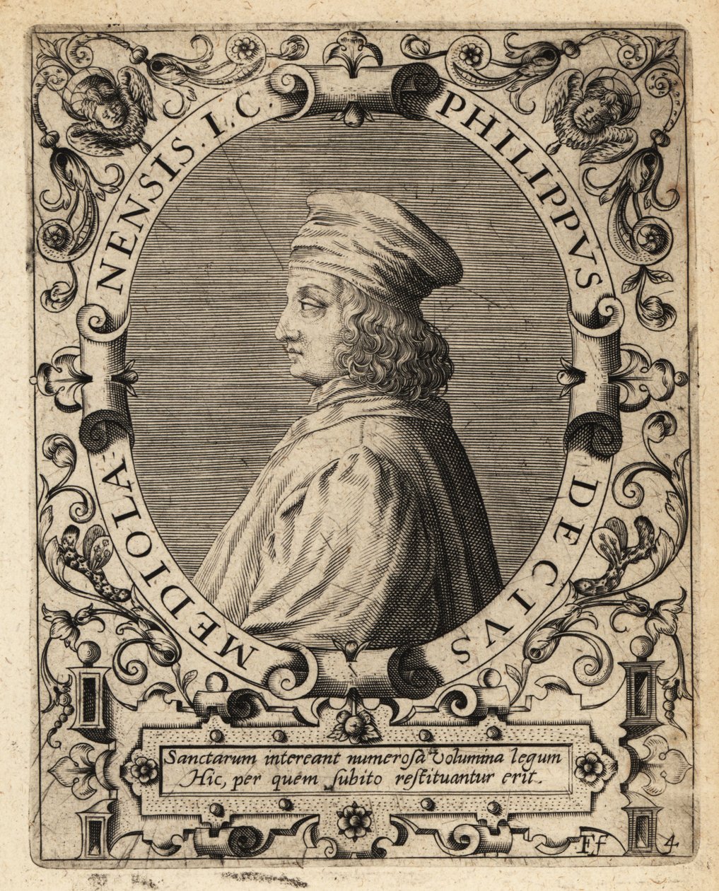 Filippo Deciofinnish tekijältä Theodore de Bry